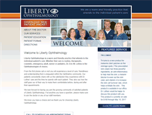 Tablet Screenshot of libertyophthalmology.com